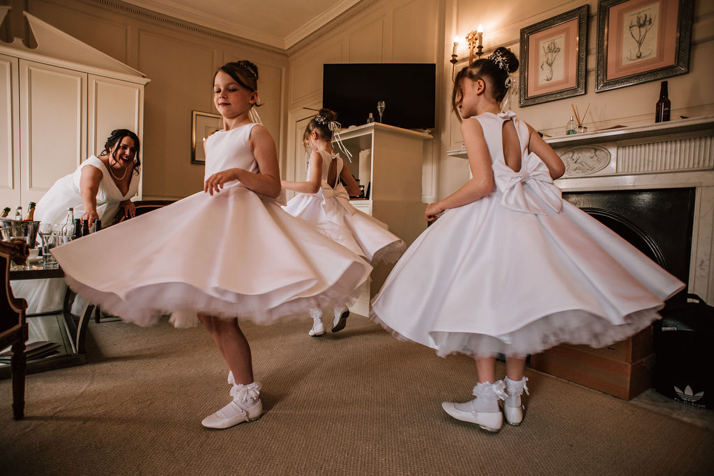 Bridesmaids at Cotswold wedding
