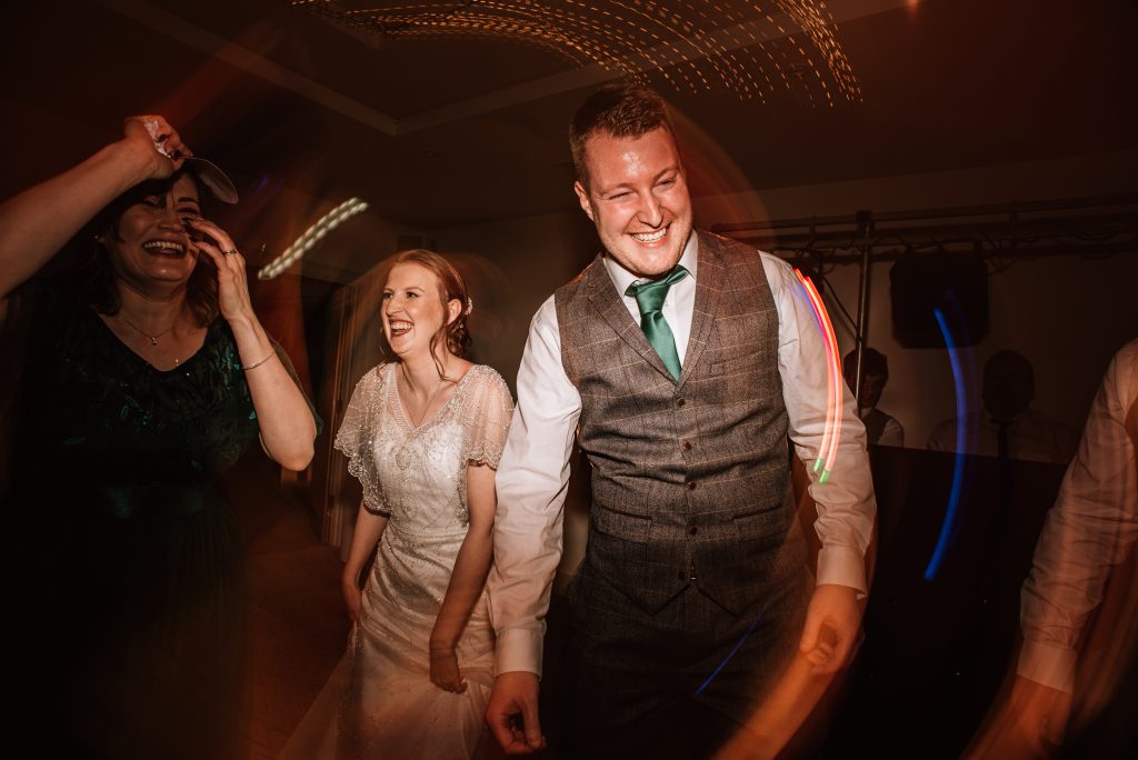 Wedding Photography disco at Stonehouse court Hotel