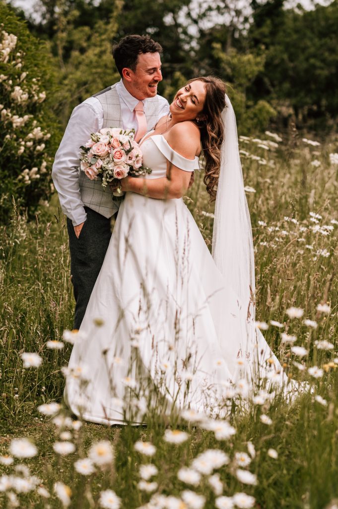 Wedding couple at The Frogmill